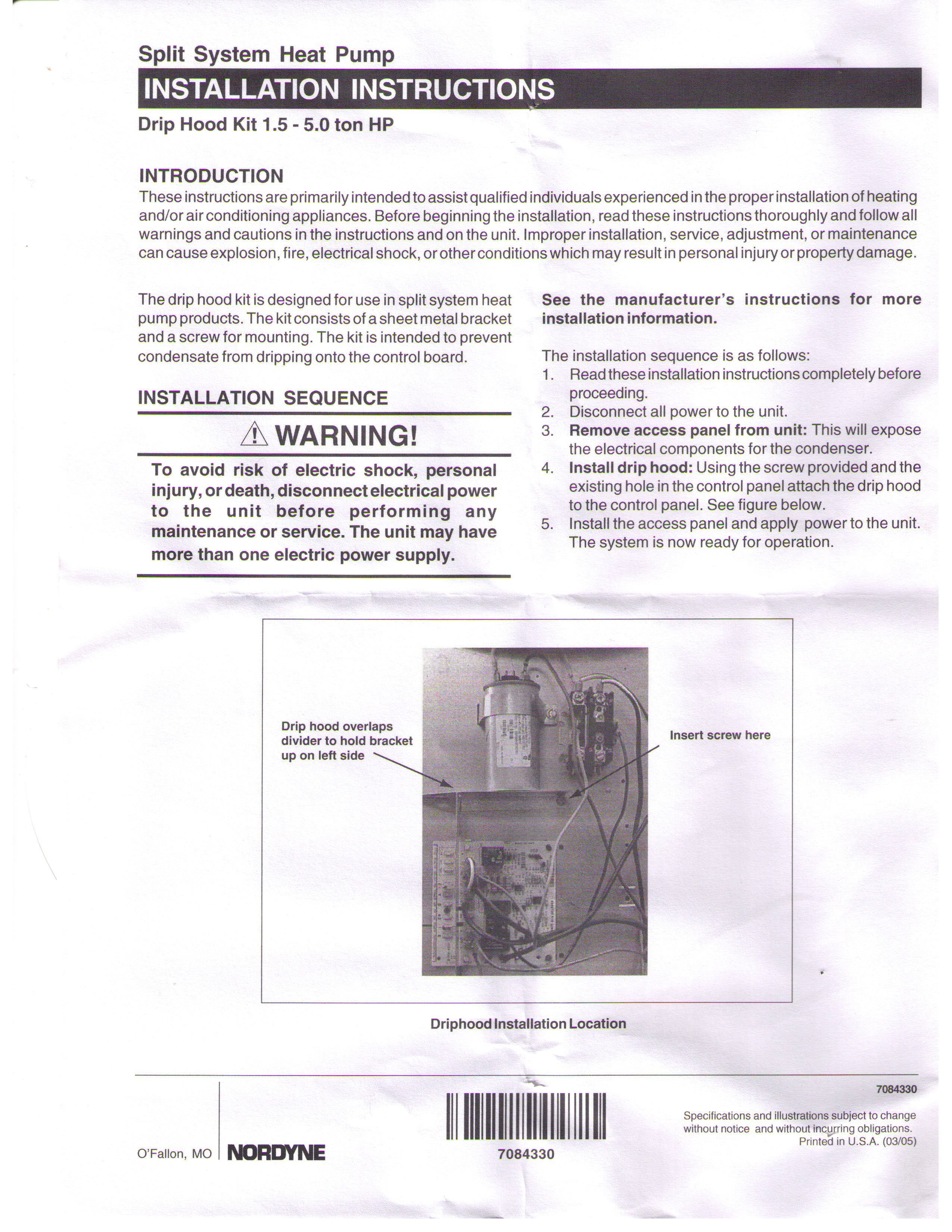 Nordyne / Gibson / Frigidaire Heat Pump Defrost Control Board 917178A / 917178 – Model 624656