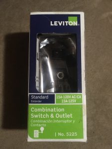 Leviton Combination Switch & Outlet