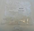 1/2 plastic 2-hole strap for cts tubing, package of 25