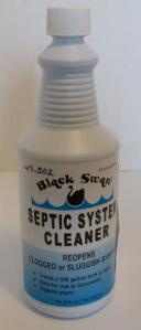 Black Swan septic system cleaner, quart