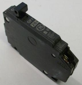 General Electric 20A single pole 1/2" breaker, THQP120