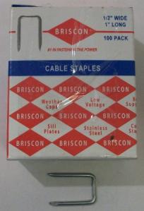 Briscon SN40B cable staples, 100 pack