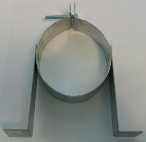 Metal-Fab 3MH 3" round wall strap