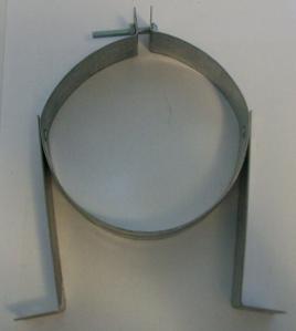Metal-Fab 4MH 4" round wall strap