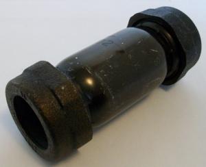 Dresser Style 90 1" steel gas compression coupling