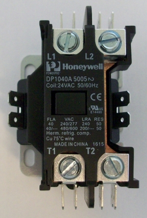 Honeywell DP1040A 5005 contactor, 40A