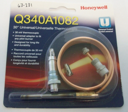 Honeywell Q340A 1082 30&quot; thermocouple