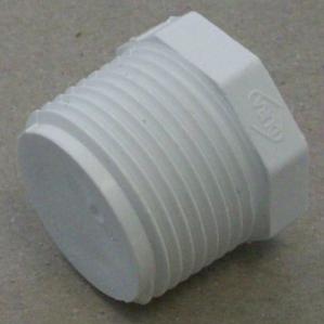 PVC Pressure threaded plugs (mipt)