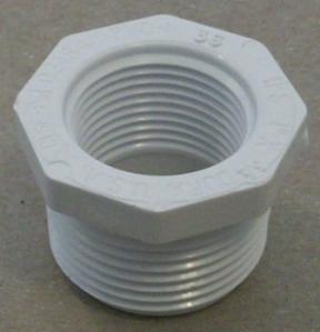 PVC Pressure threaded bushing (mipt x fipt)