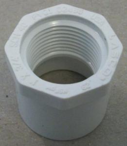 PVC Pressure female bushing (fitting x fipt)