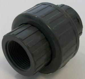 PVC Pressure schedule 80 threaded unions (fipt x fipt)