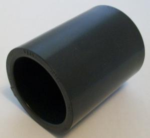 PVC Schedule 80 coupling, glue