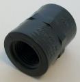 PVC Schedule 80 coupling, threaded
