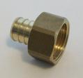 3/4 PEX crimp x female swivel adapter, lead free