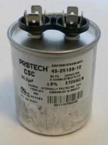 Rheem 43-25136-12 capacitor 35 mfd 370V