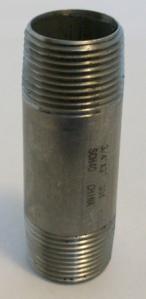 Stainless Steel Nipples 3/4"