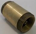1 1/4 brass spring check valve, lead free