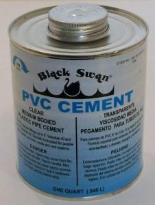 1 quart medium body pvc cement