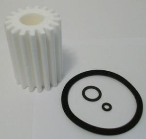 RF-4 oil filter cartridge for Fulflo FB4, gear tooth design