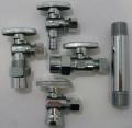 chrome nipples and ball valves