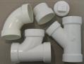 picture of PVC pipe and fittings (Schedule 40), cleaner/glue, P-traps, S-traps, tubing and ball valves